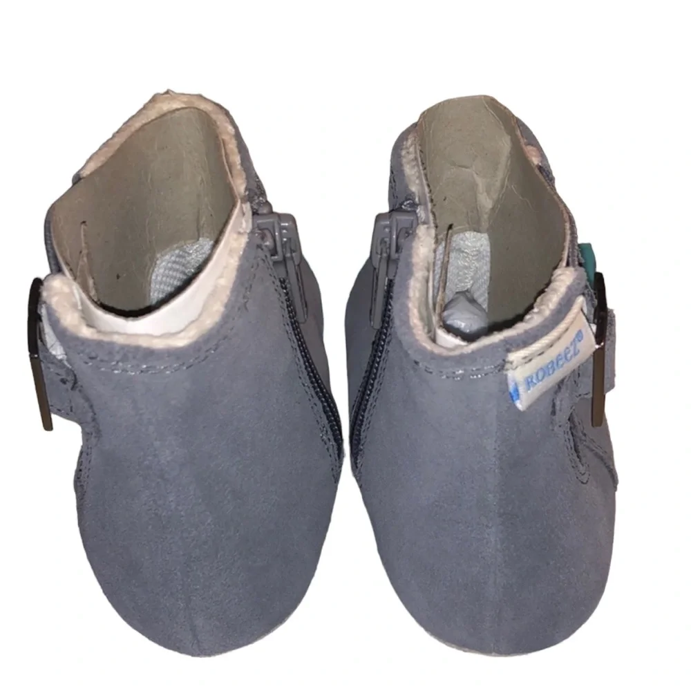 Robeez Mini Shoez Gray Boots